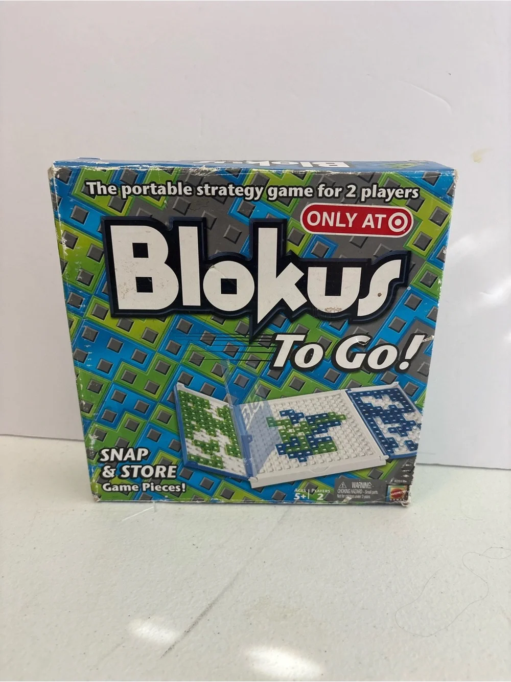 Blokus To Go Complete 2009 Mattel Travel Strategy Game 2 Players